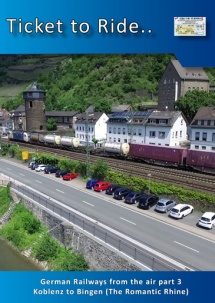 TTR234 German Railways from the air part 3 Koblenz to Bingen